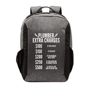 Plumber Extra Charges Vector Backpack