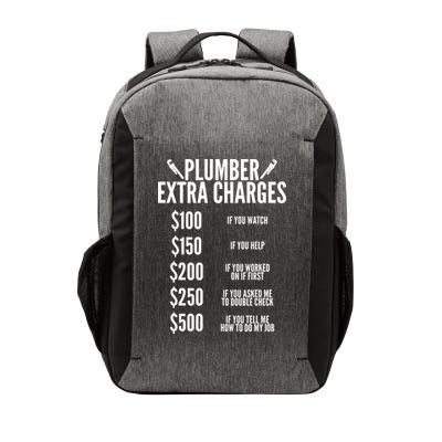 Plumber Extra Charges Vector Backpack