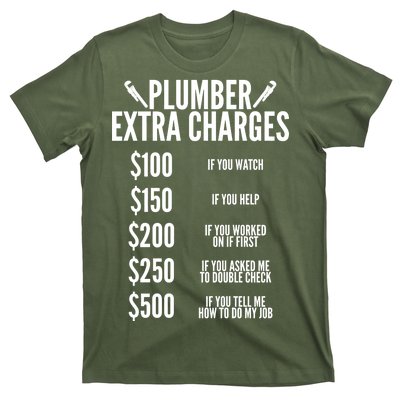 Plumber Extra Charges T-Shirt