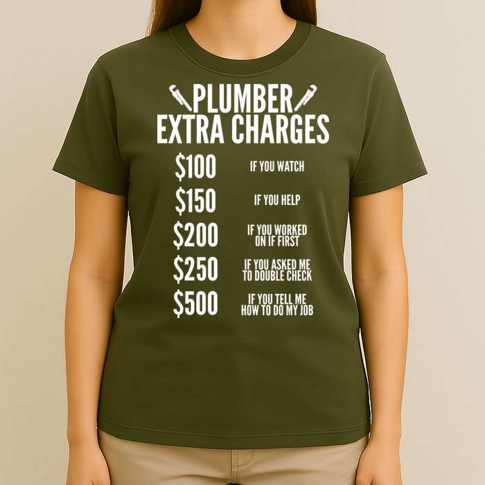 Plumber Extra Charges T-Shirt