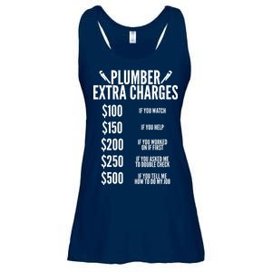 Plumber Extra Charges Ladies Essential Flowy Tank