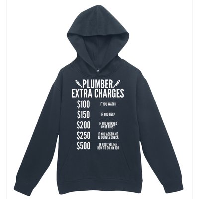 Plumber Extra Charges Urban Pullover Hoodie