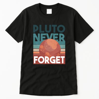 Pluto Never Forget Tall T-Shirt