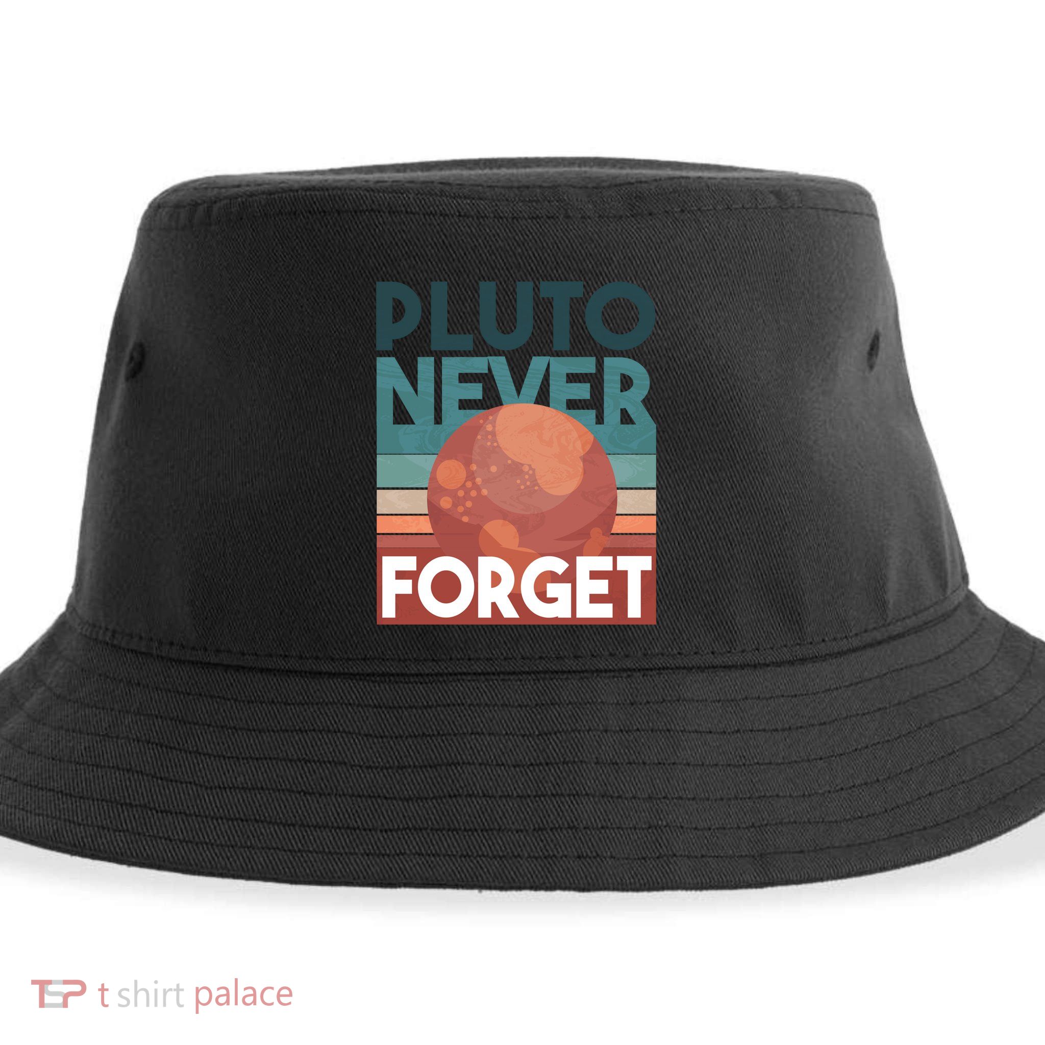 Pluto Never Forget Sustainable Bucket Hat