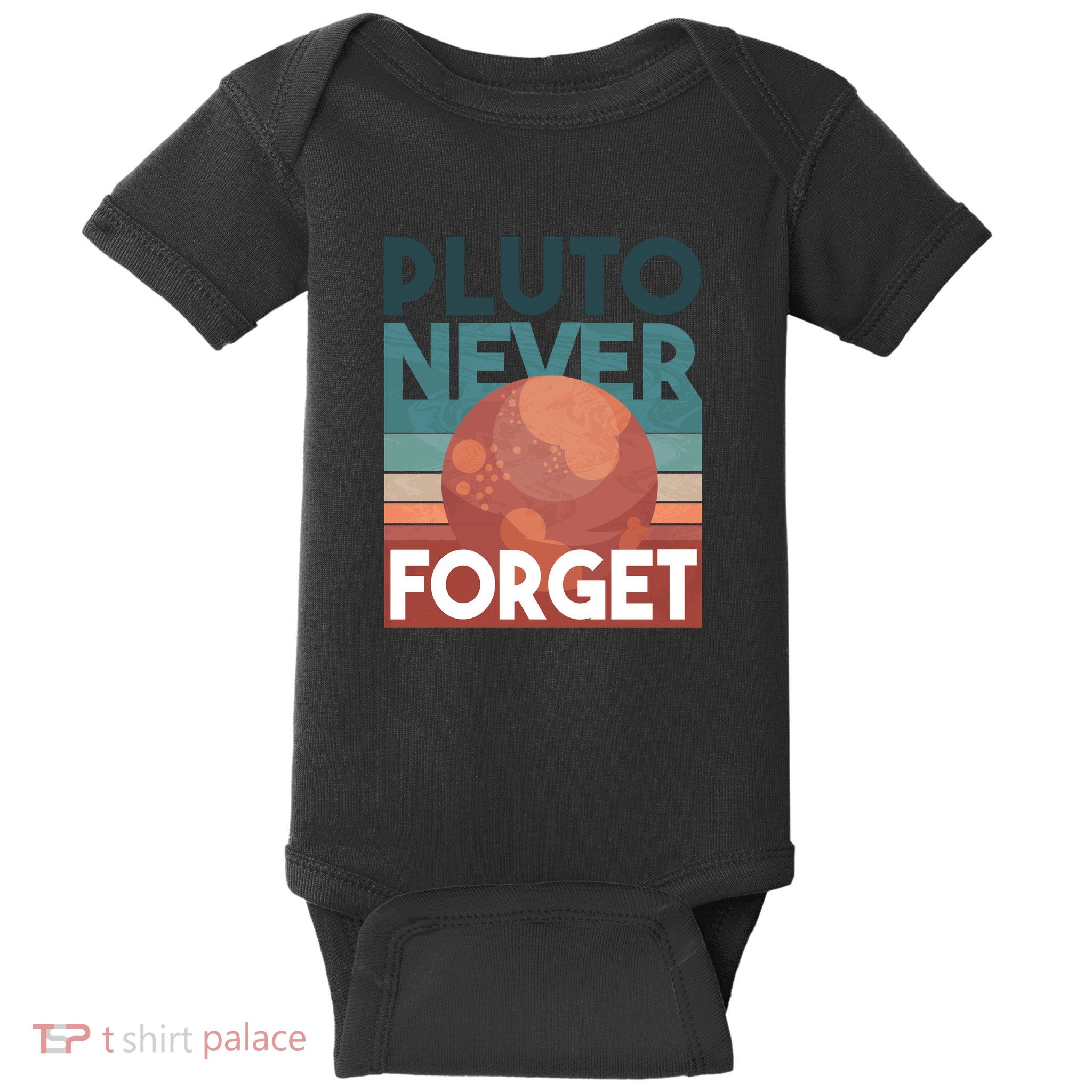 Pluto Never Forget Baby Bodysuit