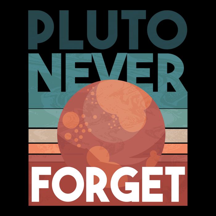 Pluto Never Forget Cropped Pullover Crew