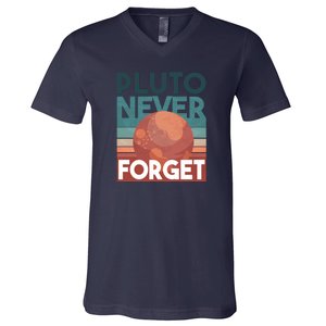 Pluto Never Forget V-Neck T-Shirt