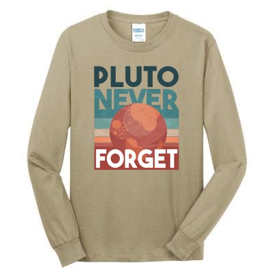 Pluto Never Forget Tall Long Sleeve T-Shirt