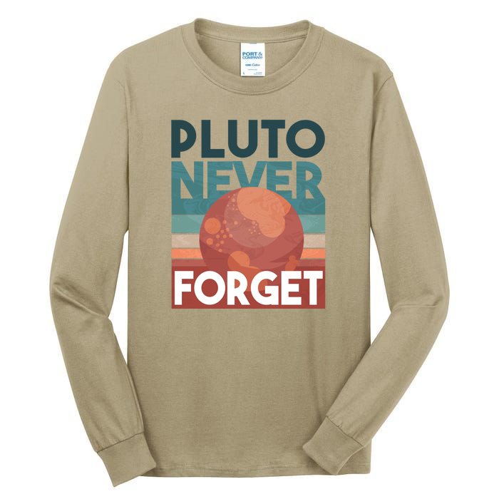 Pluto Never Forget Tall Long Sleeve T-Shirt