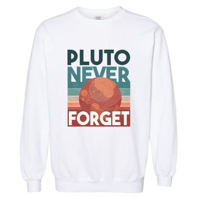 Pluto Never Forget Garment-Dyed Sweatshirt
