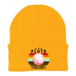 Pluto Never Forget 1930-2006 Knit Cap Winter Beanie