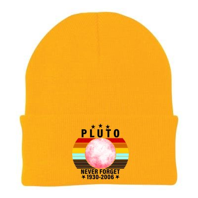 Pluto Never Forget 1930-2006 Knit Cap Winter Beanie