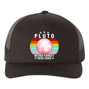 Pluto Never Forget 1930-2006 Yupoong Adult 5-Panel Trucker Hat