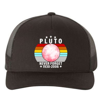 Pluto Never Forget 1930-2006 Yupoong Adult 5-Panel Trucker Hat