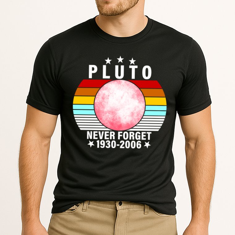 Pluto Never Forget 1930-2006 Performance Shirt