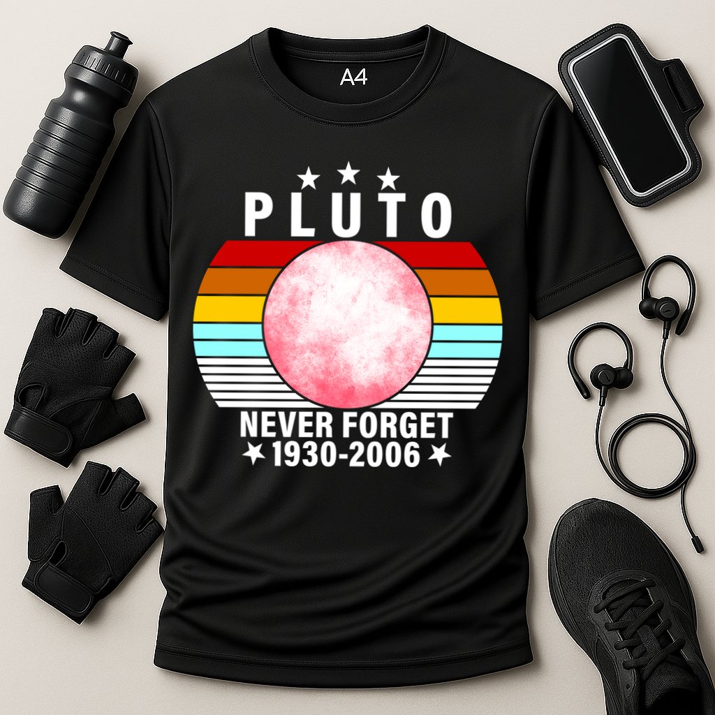 Pluto Never Forget 1930-2006 Performance Shirt