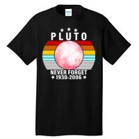 Pluto Never Forget 1930-2006 Tall T-Shirt