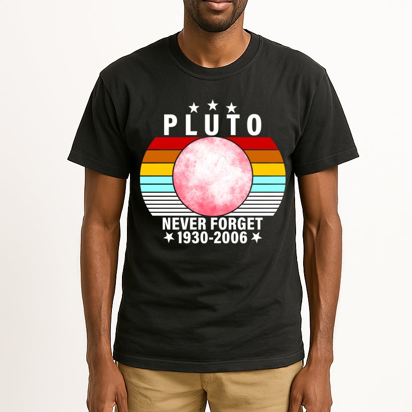 Pluto Never Forget 1930-2006 Tall T-Shirt