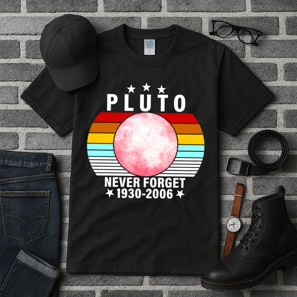 Pluto Never Forget 1930-2006 Tall T-Shirt