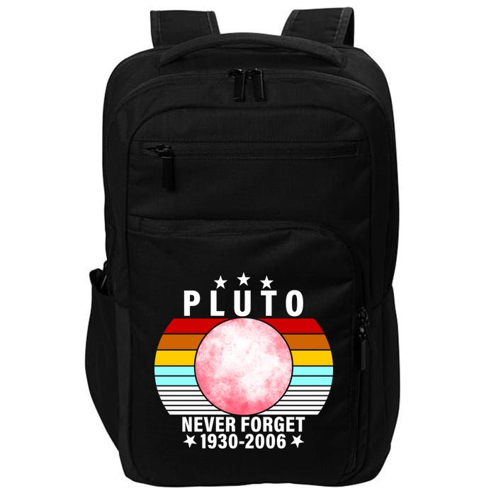 Pluto Never Forget 1930-2006 Impact Tech Backpack