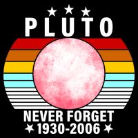 Pluto Never Forget 1930-2006 Impact Tech Backpack