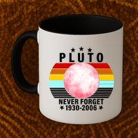 Pluto Never Forget 1930-2006 Mug