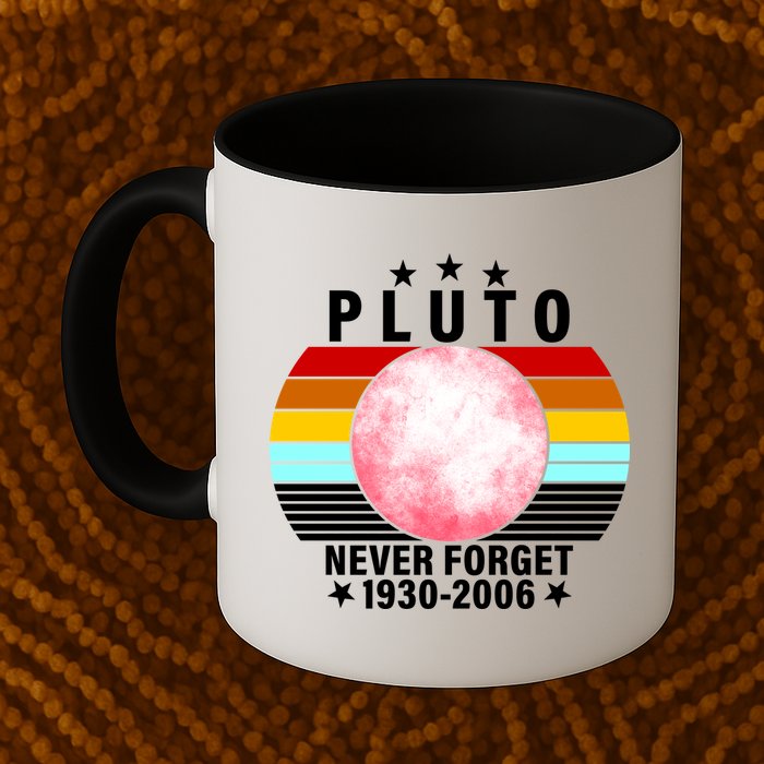 Pluto Never Forget 1930-2006 Mug