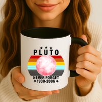Pluto Never Forget 1930-2006 Mug