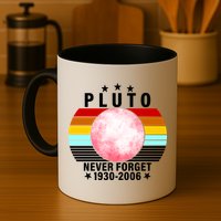 Pluto Never Forget 1930-2006 Mug