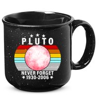 Pluto Never Forget 1930-2006 15oz Campfire Ceramic Mug