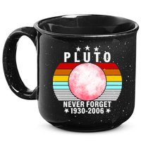 Pluto Never Forget 1930-2006 15oz Campfire Ceramic Mug