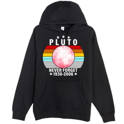 Pluto Never Forget 1930-2006 Premium Pullover Hoodie