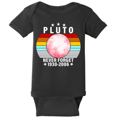 Pluto Never Forget 1930-2006 Baby Bodysuit