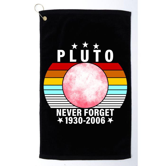 Pluto Never Forget 1930-2006 Golf Towel