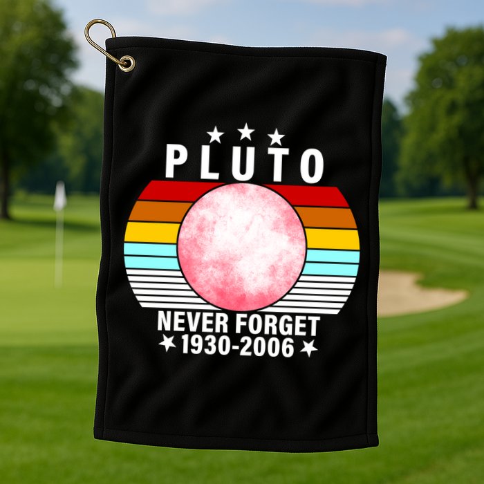 Pluto Never Forget 1930-2006 Golf Towel