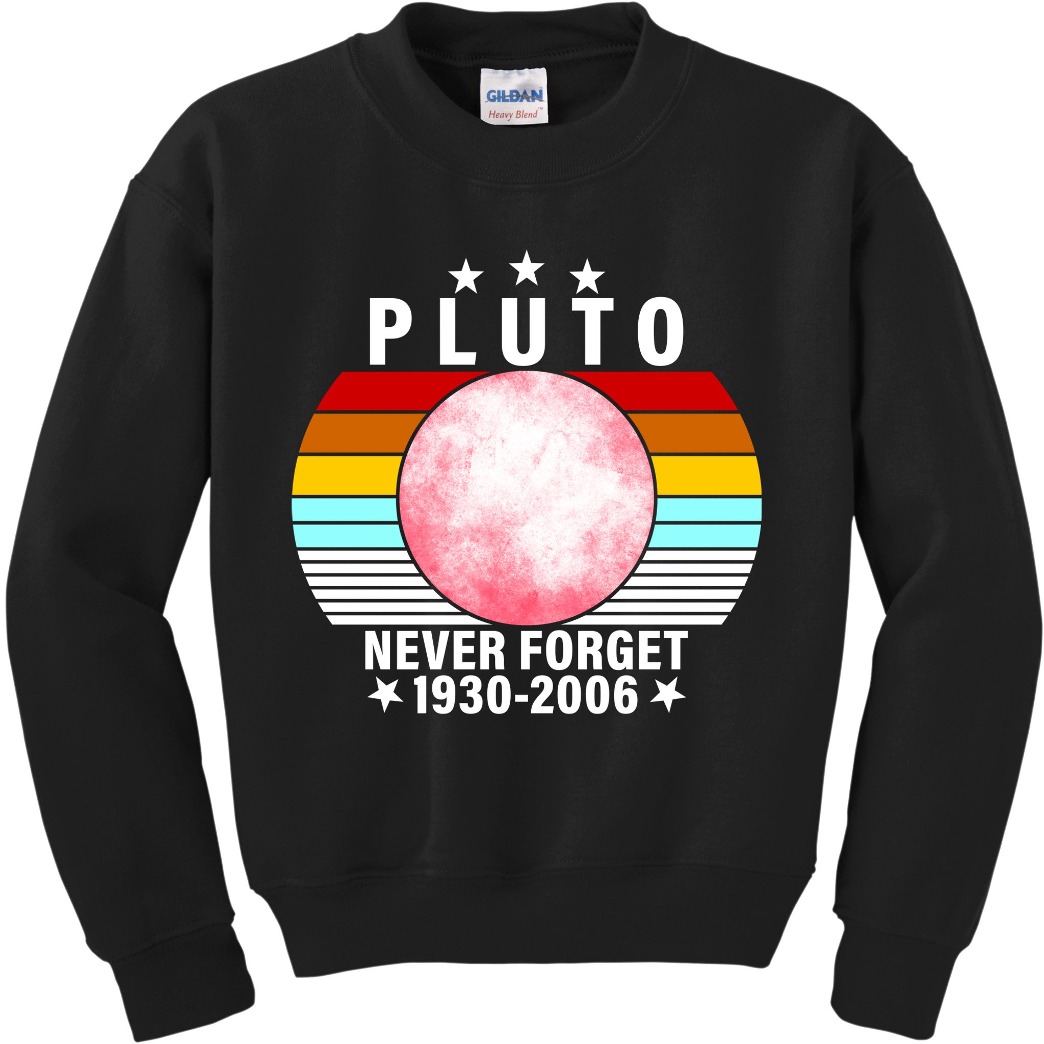 Pluto Never Forget 1930-2006 Kids Sweatshirt