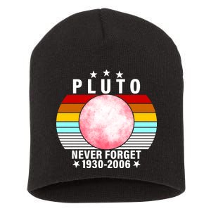 Pluto Never Forget 1930-2006 Short Acrylic Beanie