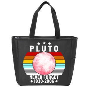 Pluto Never Forget 1930-2006 Zip Tote Bag