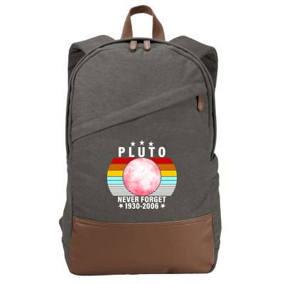 Pluto Never Forget 1930-2006 Cotton Canvas Backpack