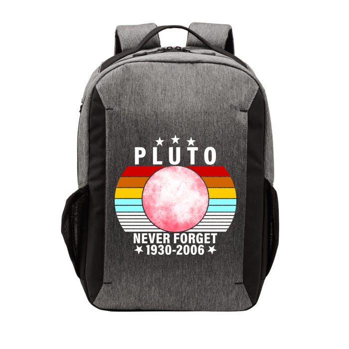 Pluto Never Forget 1930-2006 Vector Backpack