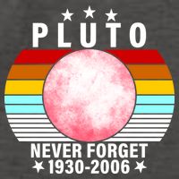 Pluto Never Forget 1930-2006 Vector Backpack