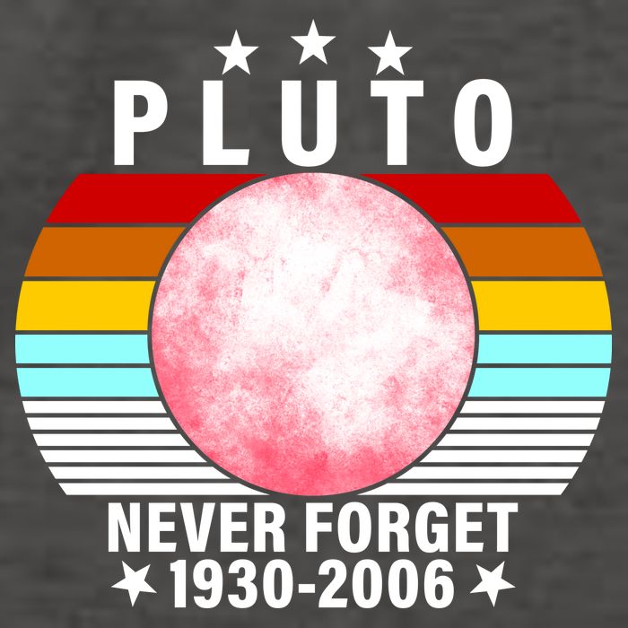 Pluto Never Forget 1930-2006 Vector Backpack