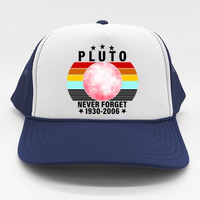 Pluto Never Forget 1930-2006 Trucker Hat