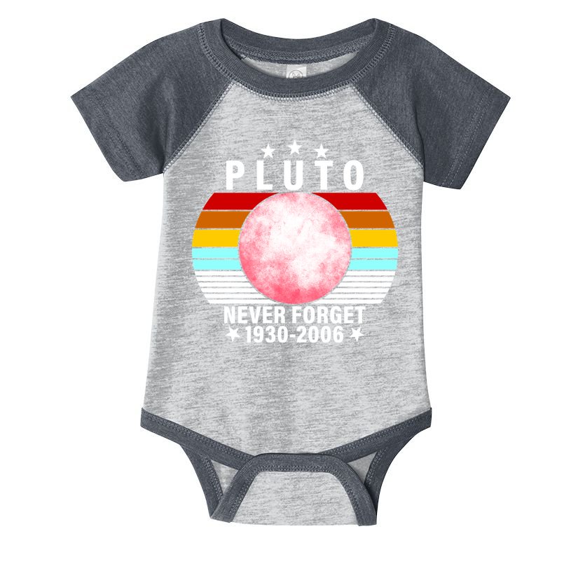 Pluto Never Forget 1930-2006 Infant Baby Jersey Bodysuit