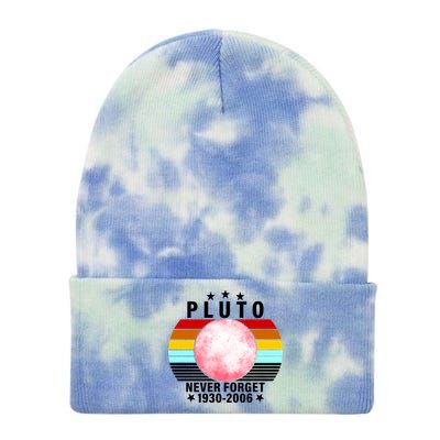 Pluto Never Forget 1930-2006 Tie Dye 12in Knit Beanie