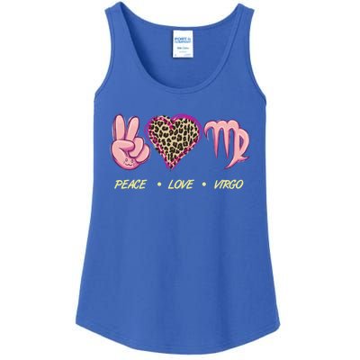 Peace Love Virgo Zodiac Sign Horoscope Gift Ladies Essential Tank