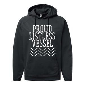 Proud Listless Vessel Funny Political President Design Performance Fleece Hoodie