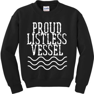 Proud Listless Vessel Funny Political President Design Kids Sweatshirt