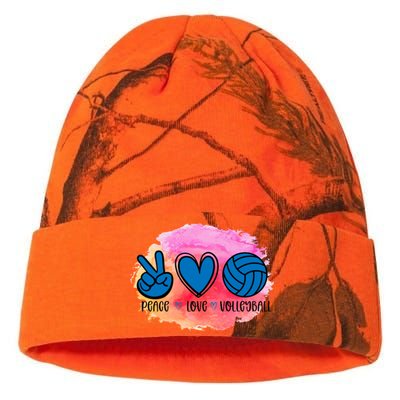 Peace Love Volleyball Cute Design Teen Girls Tween Cute Gift Kati Licensed 12" Camo Beanie