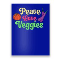 Peave Love Veggies Veganism Vegan Plants Cute Gift Poster